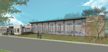 A rendering of the Cowart YMCA’s proposed new wellness center.