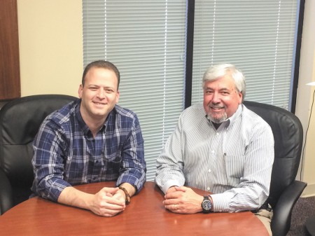 Ross Kogon, left, is Pull-A-Part CEO. His family has been in the scrap-metal business for four generations. Steve Levetan, right, is executive vice president of the Doraville-based company, which now has 27 locations nationwide.
