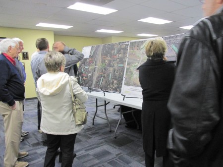 GDOT held a workshop at Sandy Springs City Hall on March 25 to educate residents about the planned roundabouts for Riverside Drive’s I-285 interchange.