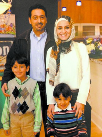 Ashraf Awad and his wife Noor, with sons Omar, 8, and Ahmed, 4, celebrate Ramadan starting this month.
