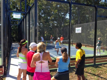 Platform tennis, a combination of tennis and racquetball, will be available at the Bitsy Grant Tennis Center next year.