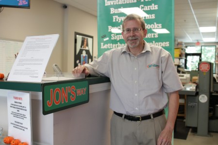 Jon Wittenberg bought a Minuteman Press store instead of relocating to Kansas.