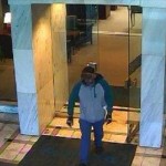 Dunwoody Police seek the man pictured in connection with w Feb. 19 bank robbery.
