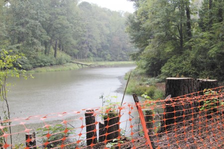 The city of Sandy Springs is assessing the condition of Lake Forrest Dam, built circa 1945-1950.