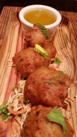 smoked trout beignets