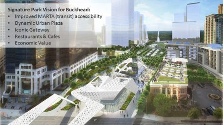 Another angle on Jacobs' Buckhead Green park concept.