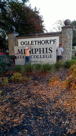 Brookhaven's Oglethorpe University becomes "Memphis University" for filming of the 2015 movie "National Lampoon's Vacation."