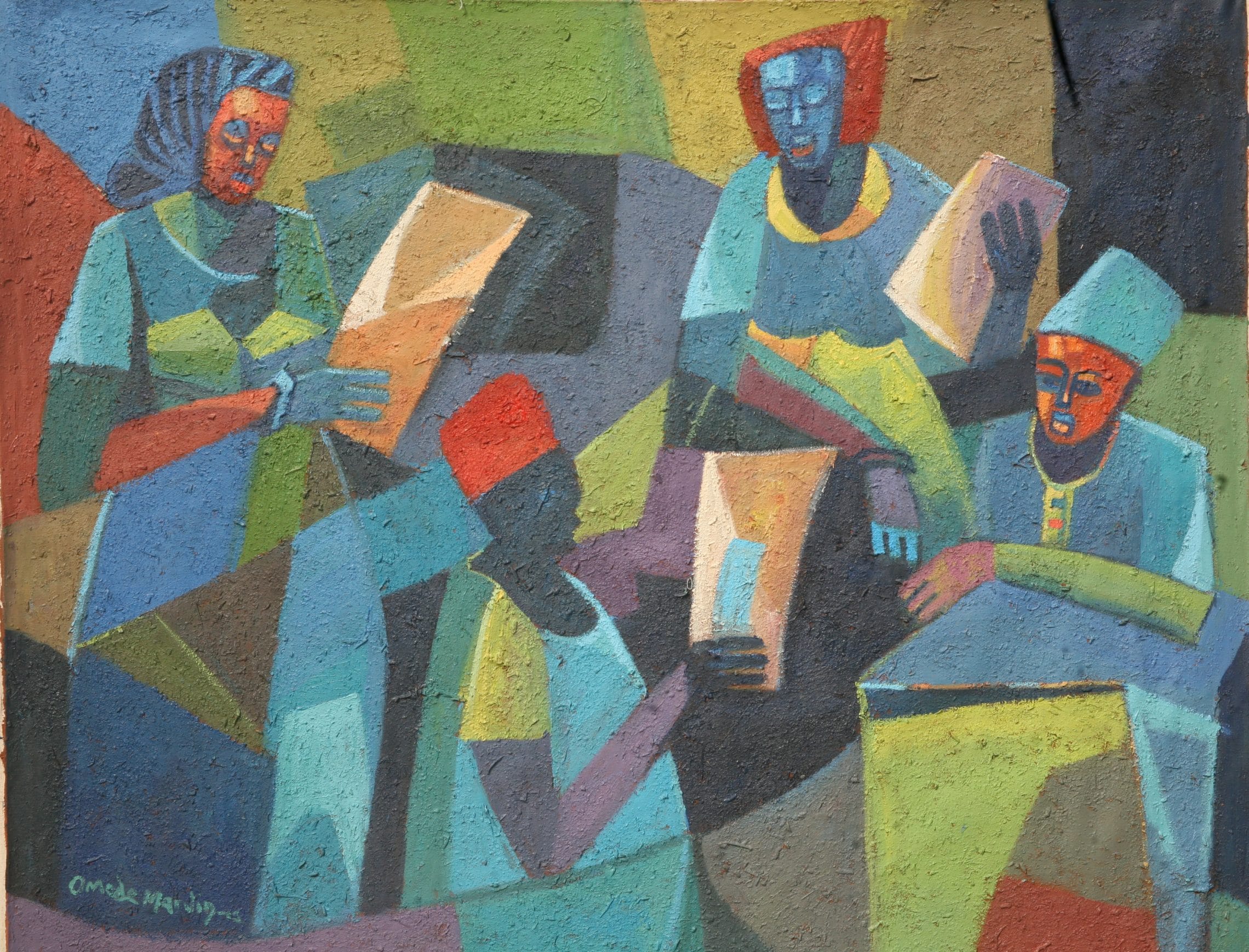 Miriam Ruff Nigerian painter Marvin K. Omede exhibition opens at Gallery Miriam ...