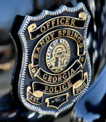 Sandy Springs Police Badge