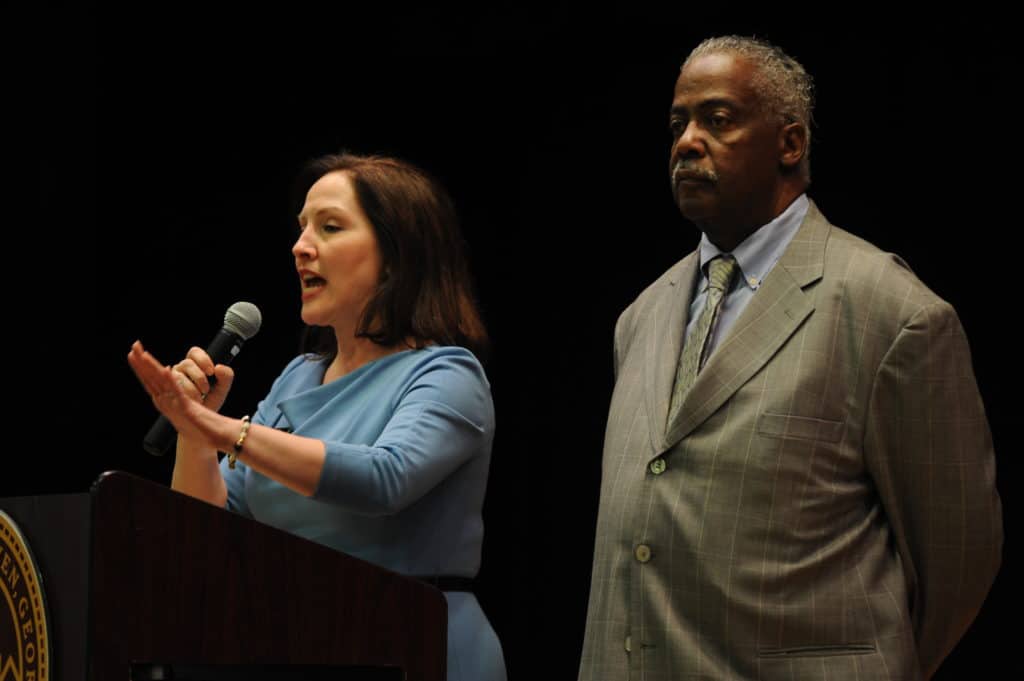 Linley Jones says goodbye to Brookhaven City Council Rough Draft Atlanta