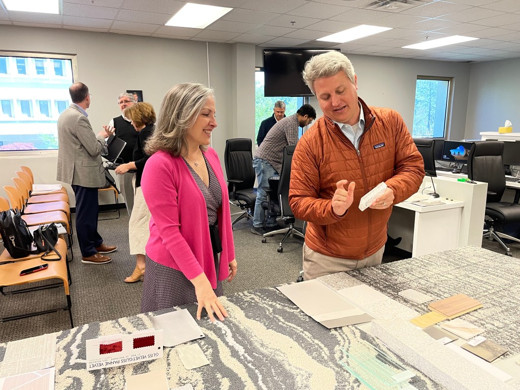 Brookhaven gets a sneak peek at new city hall materials Rough Draft