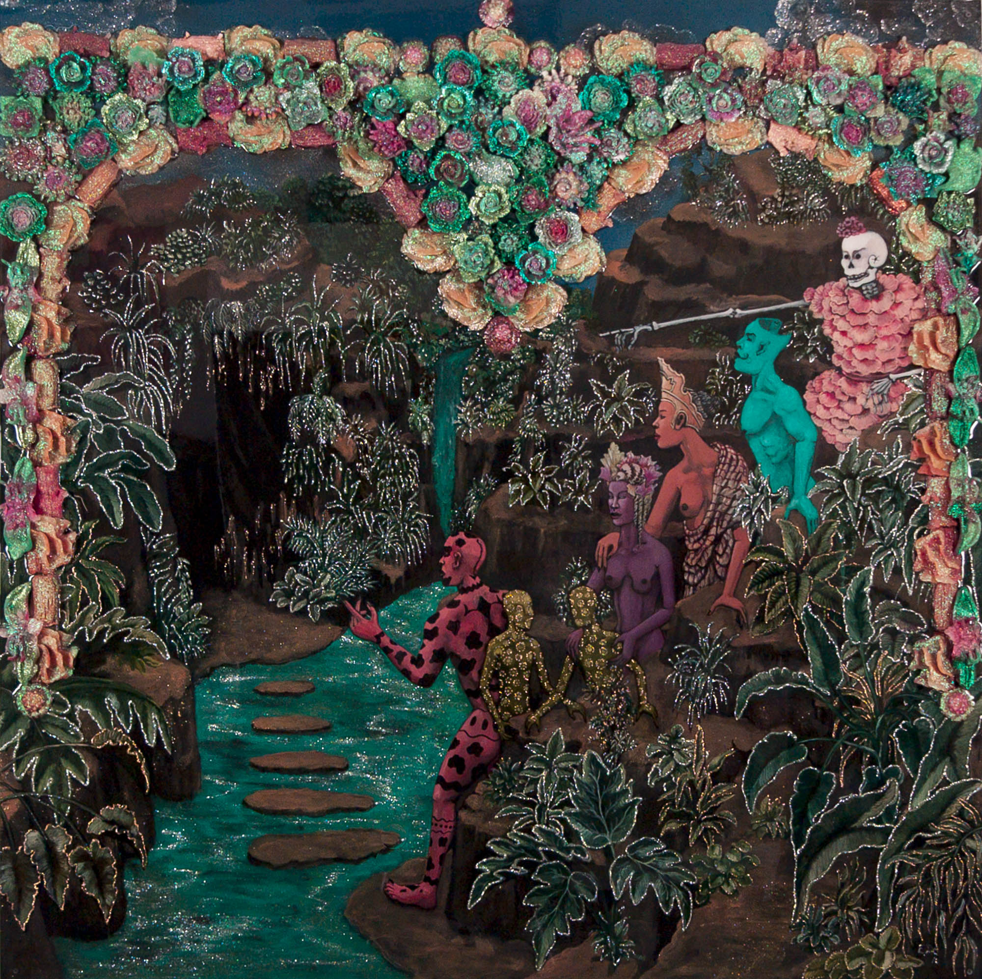 アロイス・カリジェ、【ラック・ダ・ラウス】、希少画集画より Hammonds House Museum exhibits works by Haitian artist Edouard