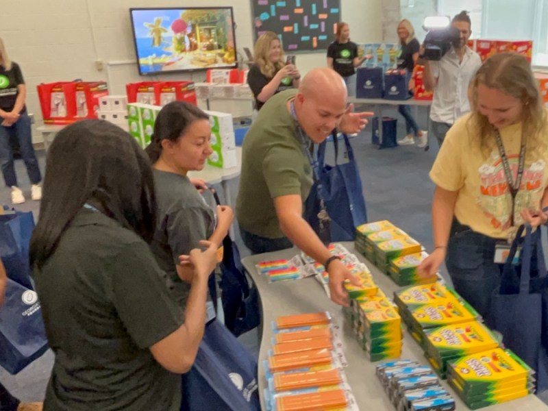 Georgia’s Own Credit Union surprised 28 teachers at Bolton Academy in West Midtown with a $3,000 shopping spree for their classrooms on Aug. 4.