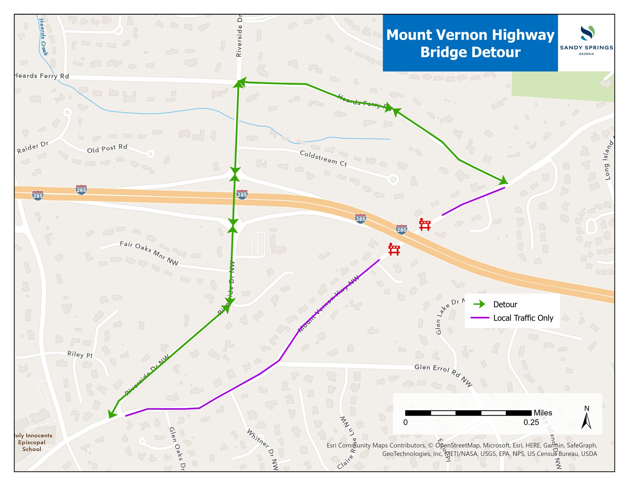 UPDATE Mt. Vernon Highway bridge closed until Summer 2024 after truck