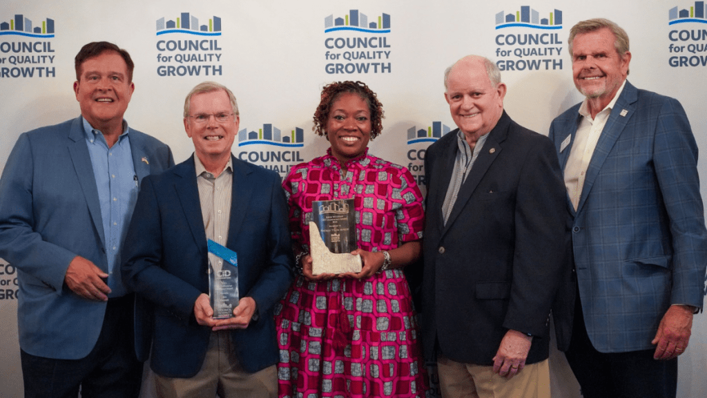 Local leaders were recently honored at the Council for Quality Growth's recognition event