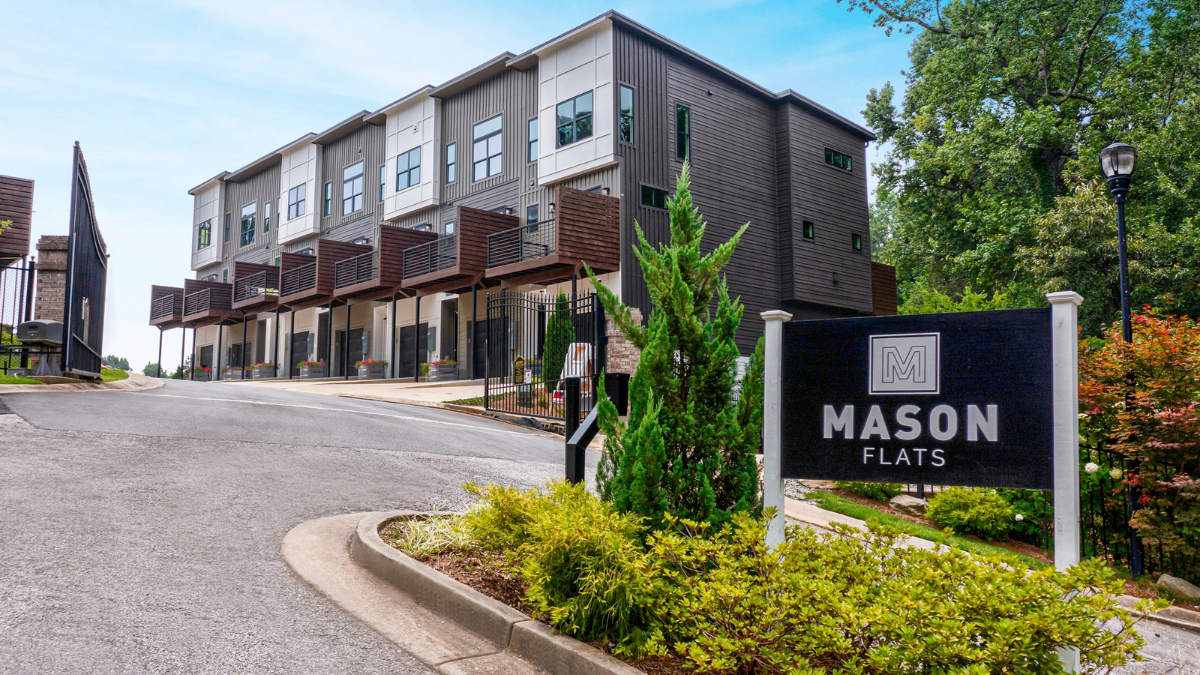 Mason Flats, a new townhome community in East Atlanta