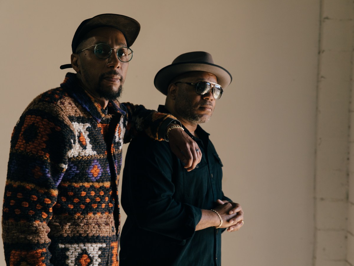Art, Beats + Lyrics founder Jabari Graham (left) and curator Dwayne “Dubelyoo” Wright (Photo by Diwang Valdez).