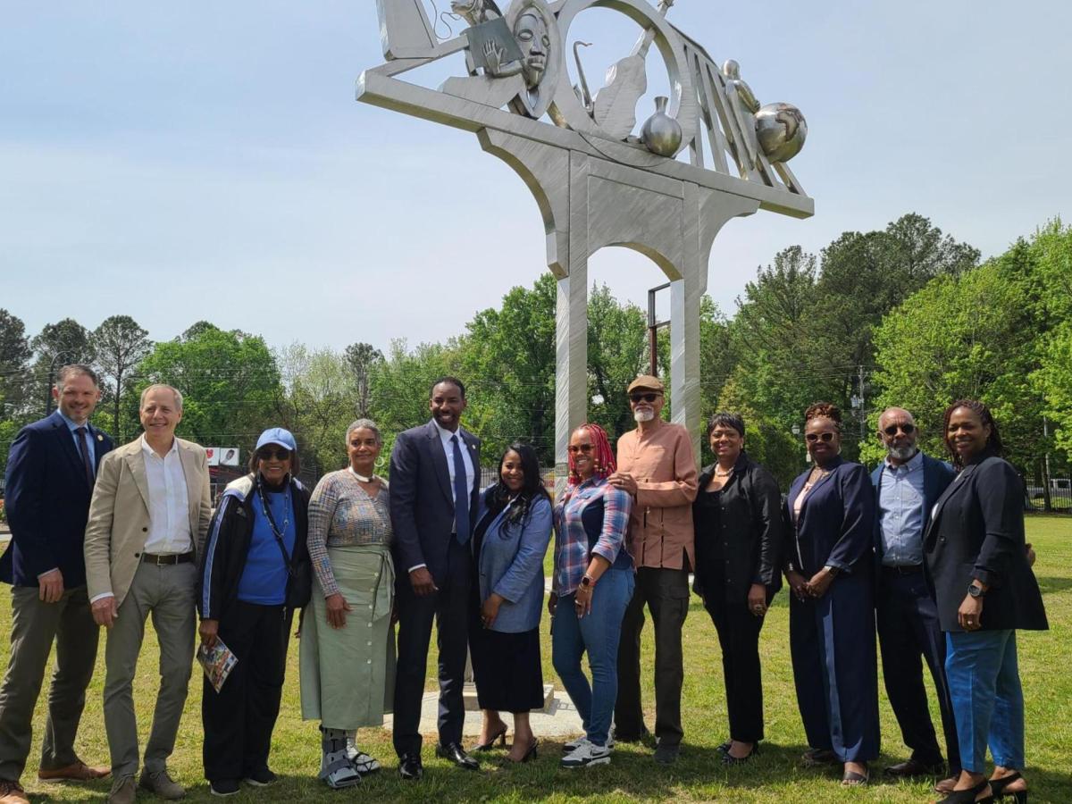 Residents celebrate a new public art corridor in Southeast Atlanta