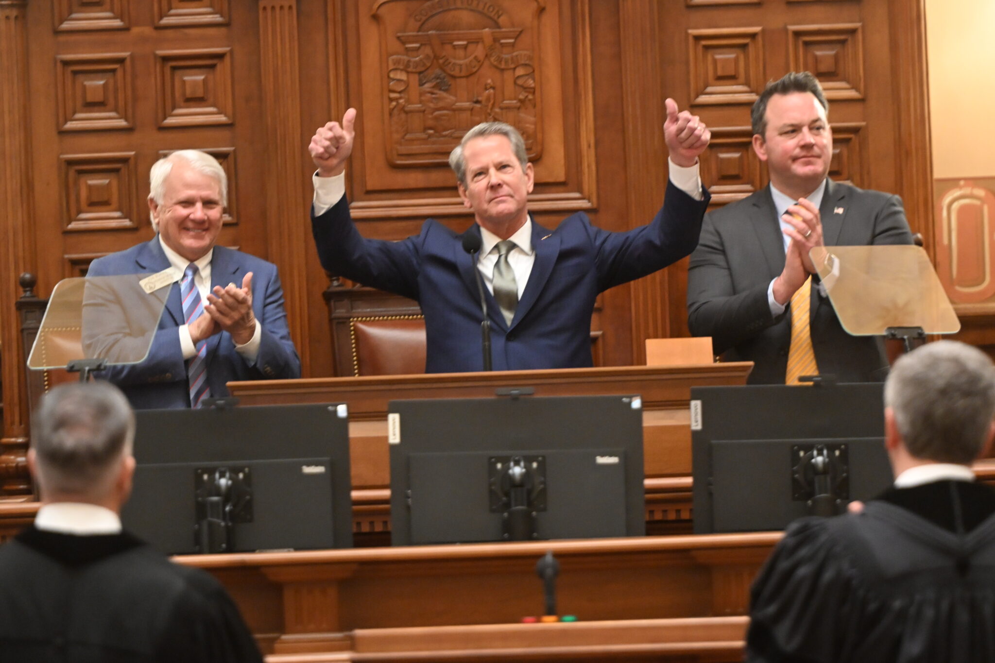 Kemp proposes tax cut, needs-based scholarship aid in final budget plans as Georgia governor