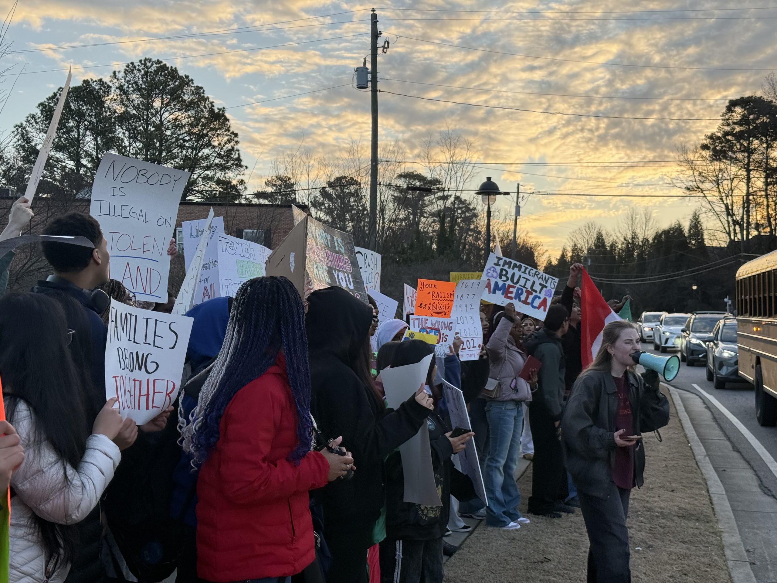 Students in metro Atlanta protest ICE crackdown and Minneapolis killings
