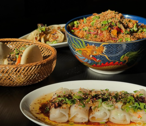 Peking chicken platter at Mushi Ni restaurant