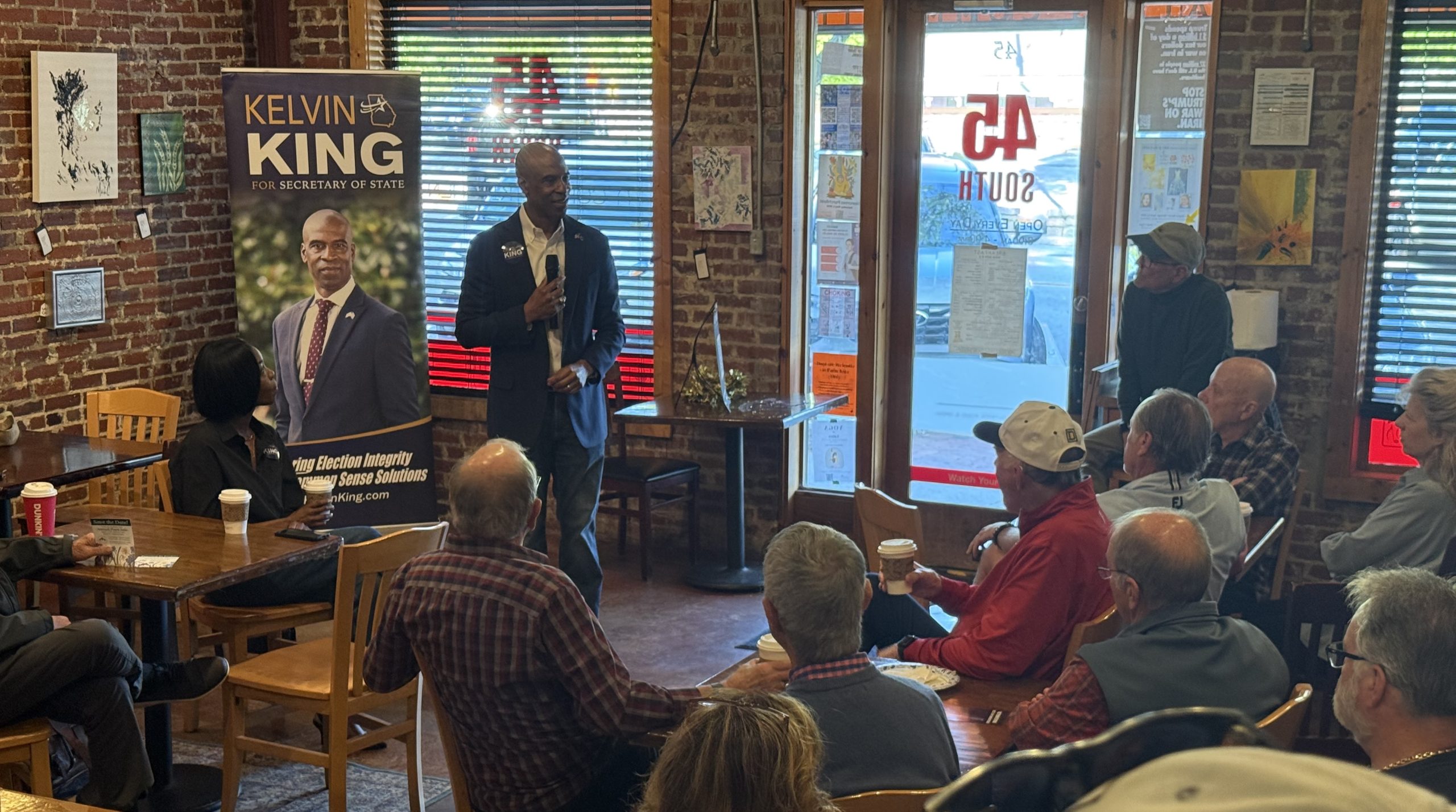 Kelvin King promotes hand-marked ballots in bid for Georgia secretary of state