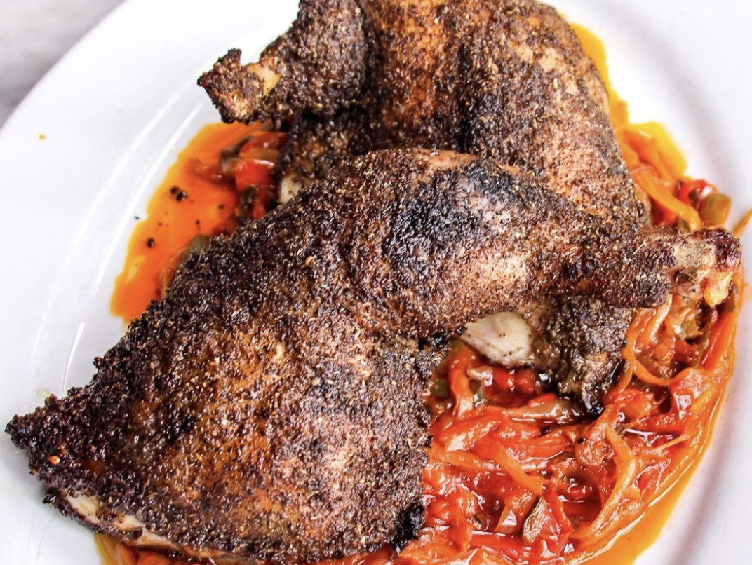 Recipe: Chicken Basquaise from Cooks & Soldiers - Rough Draft Atlanta