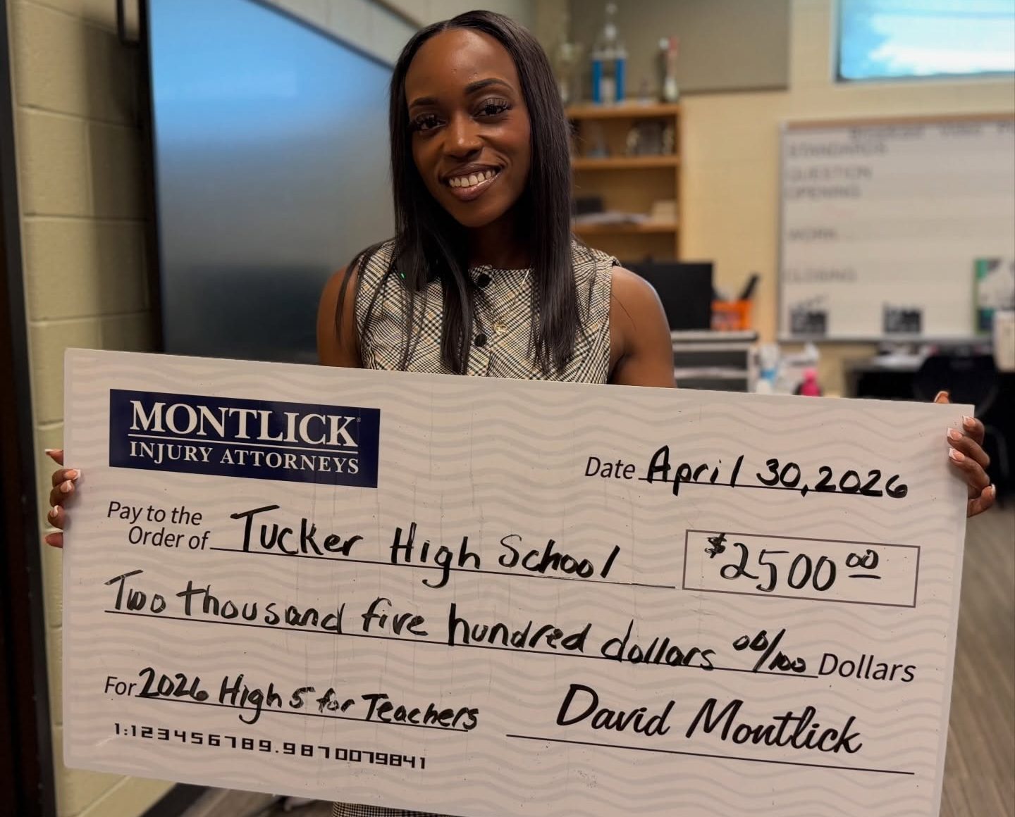 Erika Allen named High 5 for Teachers winner in Metro Atlanta